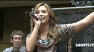 Demi Lovato  Live at Glendale Galleria  in LA for Cambio in HD 05962