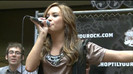 Demi Lovato  Live at Glendale Galleria  in LA for Cambio in HD 05997