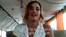 Demi Lovato - Message for her Italian Fans 333