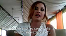 Demi Lovato - Message for her Italian Fans 400