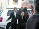 Debby Ryan with Dylan & Cole Sprouse + Cole\'s Arrival Hug 000015