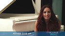 Demi Lovato talks about never giving up_ ACUVUE® 1-DAY Contest Stories 0177