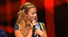 Demi Lovato joins X Factor USA judges on stage 23535