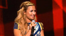Demi Lovato joins X Factor USA judges on stage 22087