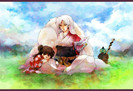 rin,sesshy si jaken