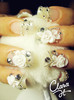 bridal bling nail art-f20380