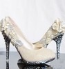 dazzling beading high heels-f86948