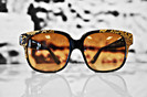 brown snakeskin sunglass-f45819