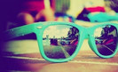 charming blue sunglass-f15622