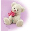 jucarie-din-plus-ursulet-alb-cu-trandafir