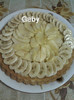 Tarta cu crema ,banane si mere