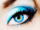 fantastic blue eye make-up-f12867