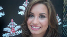 Demi Lovato_ Very Fashionable And  Pretty During An Interview 1986