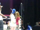 Demi Lovato\'s Entrance at Souncheck 0845