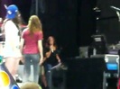 Demi Lovato\'s Entrance at Souncheck 0908