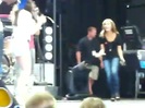 Demi Lovato\'s Entrance at Souncheck 1093