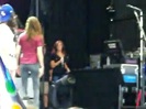 Demi Lovato\'s Entrance at Souncheck 0923
