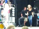 Demi Lovato\'s Entrance at Souncheck 1098