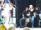 Demi Lovato\'s Entrance at Souncheck 1100