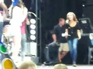 Demi Lovato\'s Entrance at Souncheck 1105