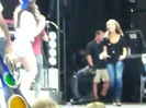 Demi Lovato\'s Entrance at Souncheck 1112