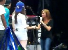 Demi Lovato\'s Entrance at Souncheck 1507