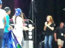 Demi Lovato\'s Entrance at Souncheck 1187