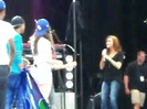 Demi Lovato\'s Entrance at Souncheck 1191