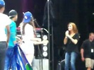 Demi Lovato\'s Entrance at Souncheck 1195