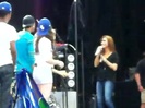 Demi Lovato\'s Entrance at Souncheck 1224