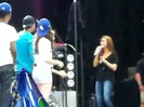 Demi Lovato\'s Entrance at Souncheck 1226