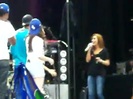 Demi Lovato\'s Entrance at Souncheck 1249