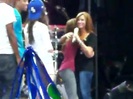 Demi Lovato\'s Entrance at Souncheck 1601