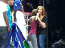 Demi Lovato\'s Entrance at Souncheck 1605