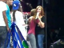 Demi Lovato\'s Entrance at Souncheck 1610