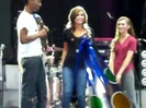 Demi Lovato\'s Entrance at Souncheck 2103