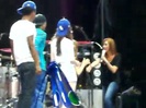 Demi Lovato\'s Entrance at Souncheck 1390