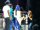 Demi Lovato\'s Entrance at Souncheck 1391