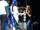 Demi Lovato\'s Entrance at Souncheck 1447