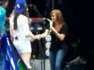 Demi Lovato\'s Entrance at Souncheck 1473