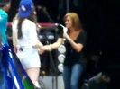 Demi Lovato\'s Entrance at Souncheck 1475
