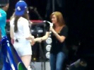 Demi Lovato\'s Entrance at Souncheck 1481