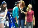 Demi Lovato\'s Entrance at Souncheck 1908