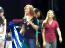 Demi Lovato\'s Entrance at Souncheck 1935