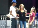Demi Lovato\'s Entrance at Souncheck 2180