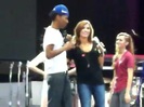 Demi Lovato\'s Entrance at Souncheck 2191