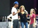 Demi Lovato\'s Entrance at Souncheck 2193