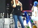 Demi Lovato\'s Entrance at Souncheck 2873