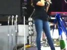 Demi Lovato\'s Entrance at Souncheck 2903