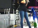 Demi Lovato\'s Entrance at Souncheck 2907